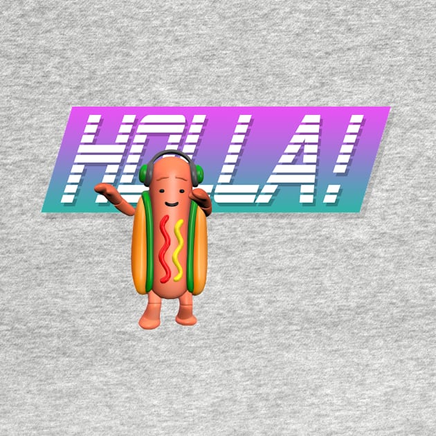 Holla! Dancing Snapchat hotdog by DylanJaimz